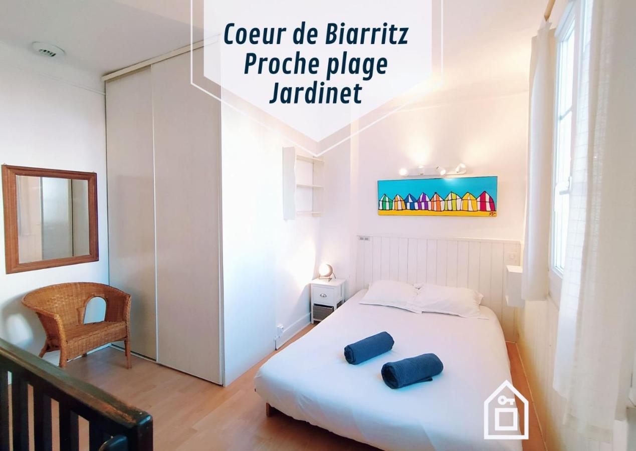 Lalanne Btz, Duplex Jardinet Pres De La Plage Biarritz Buitenkant foto